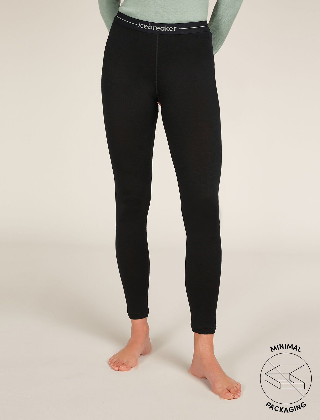 Icebreaker 260 Tech Womens Leggings - Skiis & Biikes