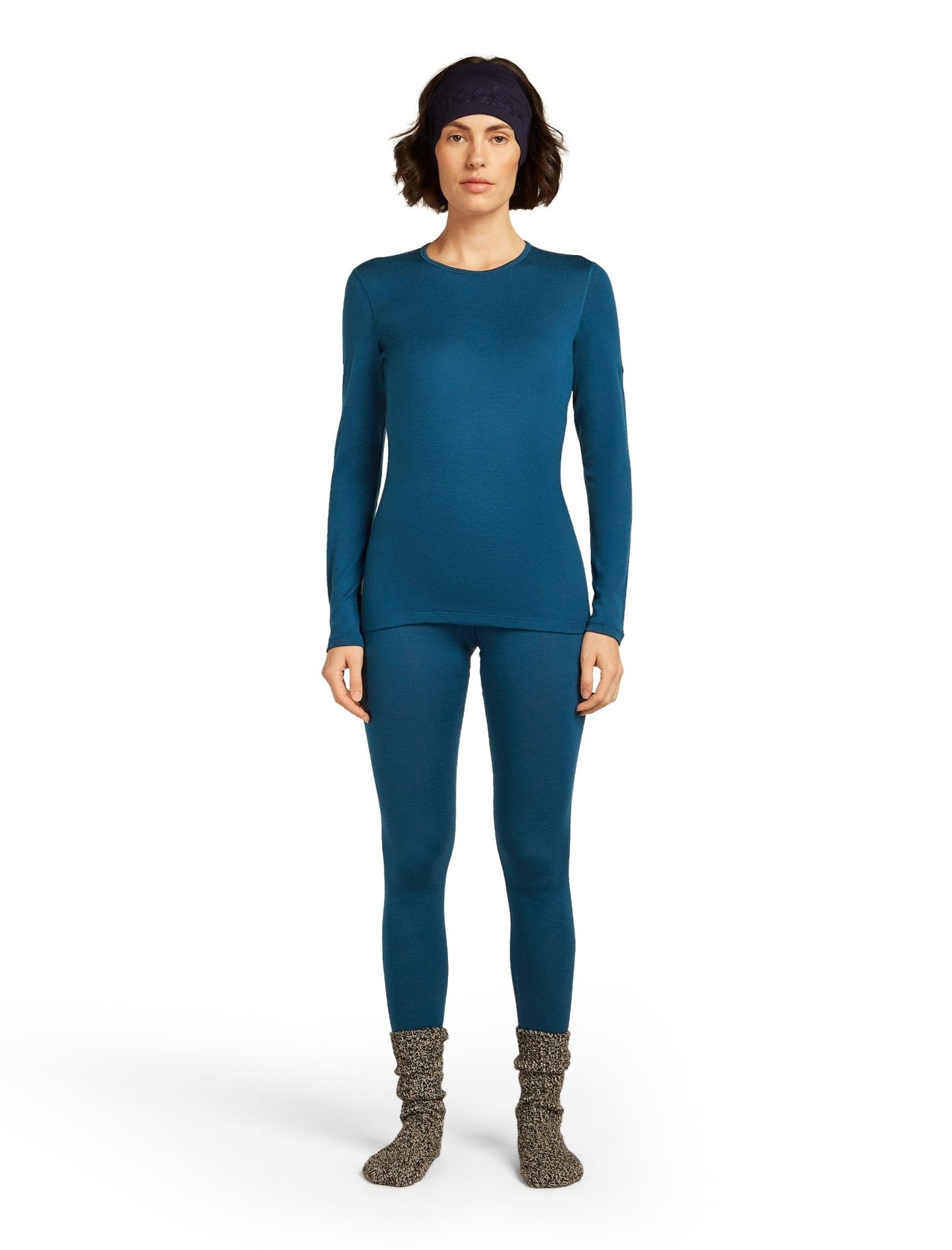 Icebreaker 260 Tech Womens LS Crewe - Skiis & Biikes