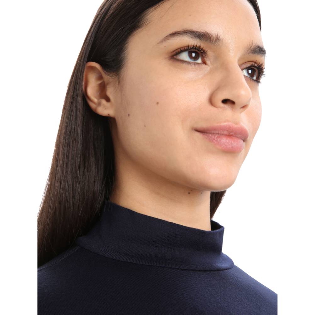 Icebreaker 260 Tech Womens LS Turtleneck - Skiis & Biikes