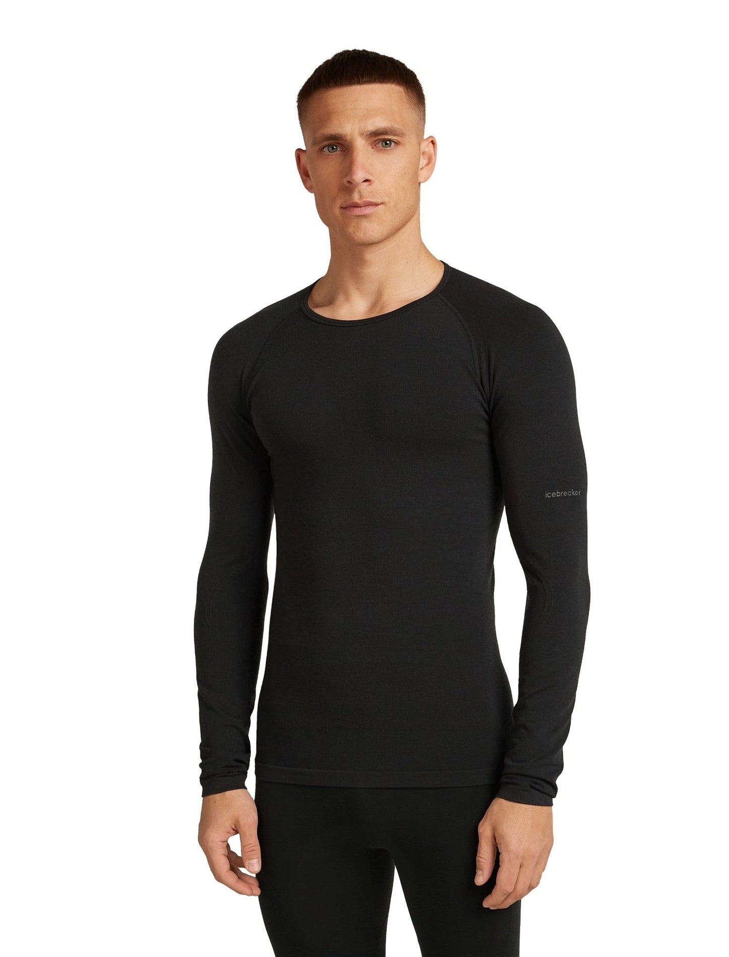 Icebreaker 260 ZoneKnit Mens Seamless LS Crewe - Skiis & Biikes