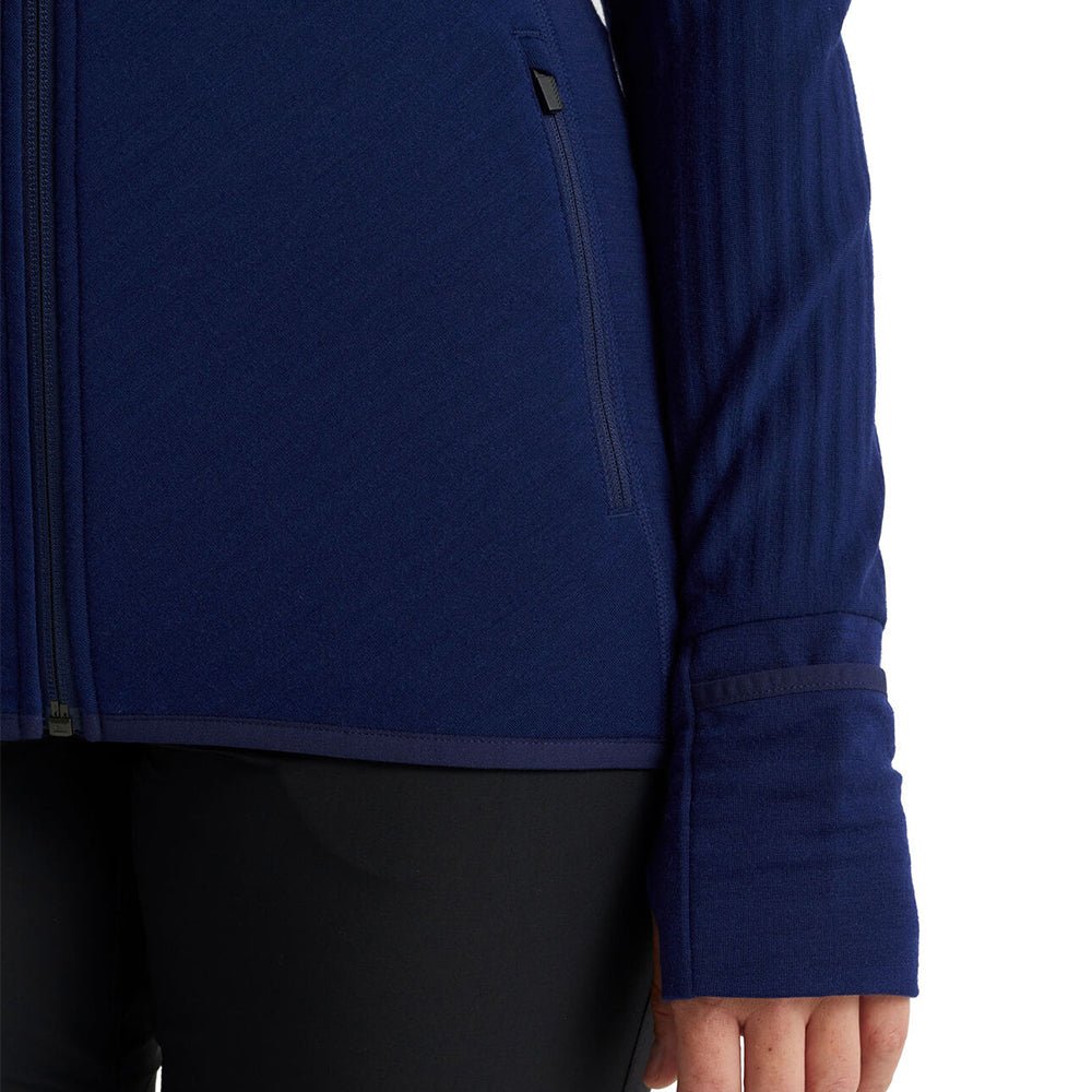 Icebreaker Descender Womens LS Zip - Skiis & Biikes