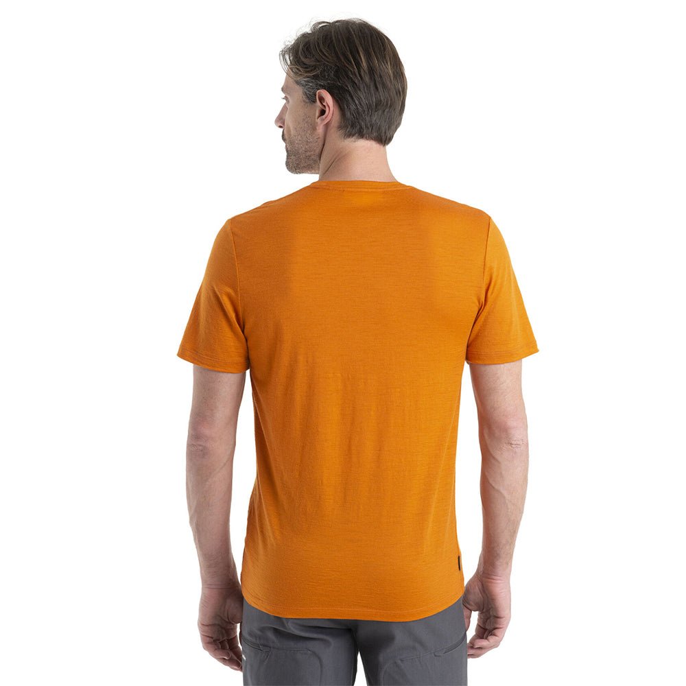 Icebreaker Merino 150 Tech Lite Tech Head Mens SS Tee - Skiis & Biikes