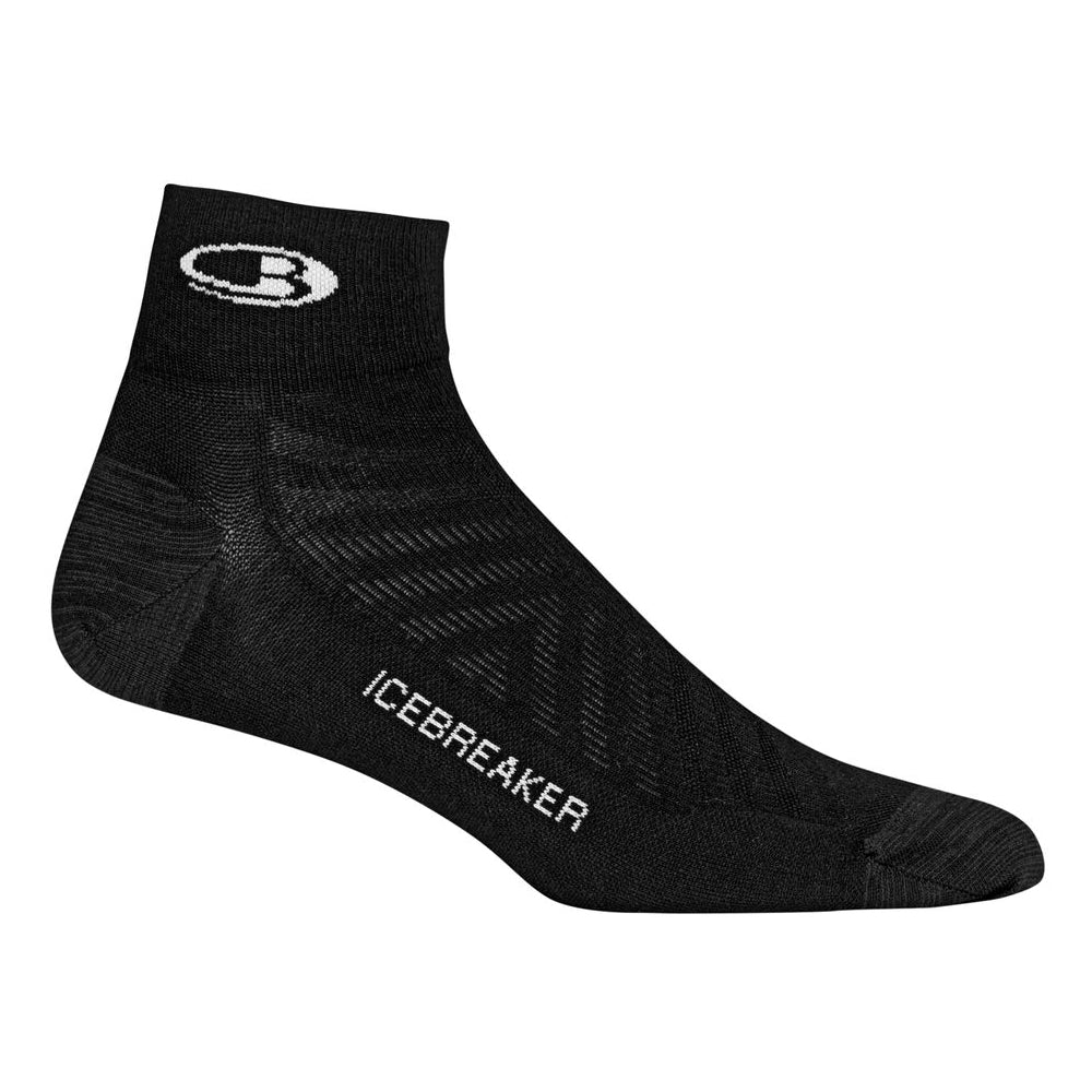 Icebreaker Run+ Ultralight Mens Mini Sock - Skiis & Biikes