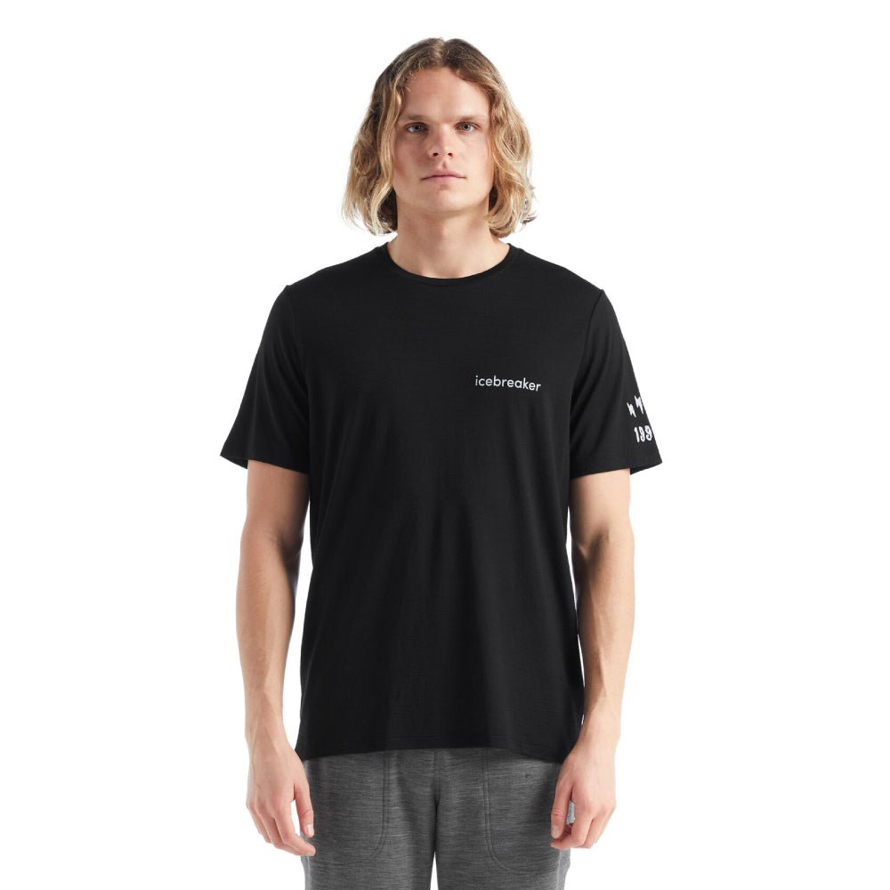 Icebreaker Tech Lite II Sheeperds Cycle Club Mens SS Tee - Skiis & Biikes