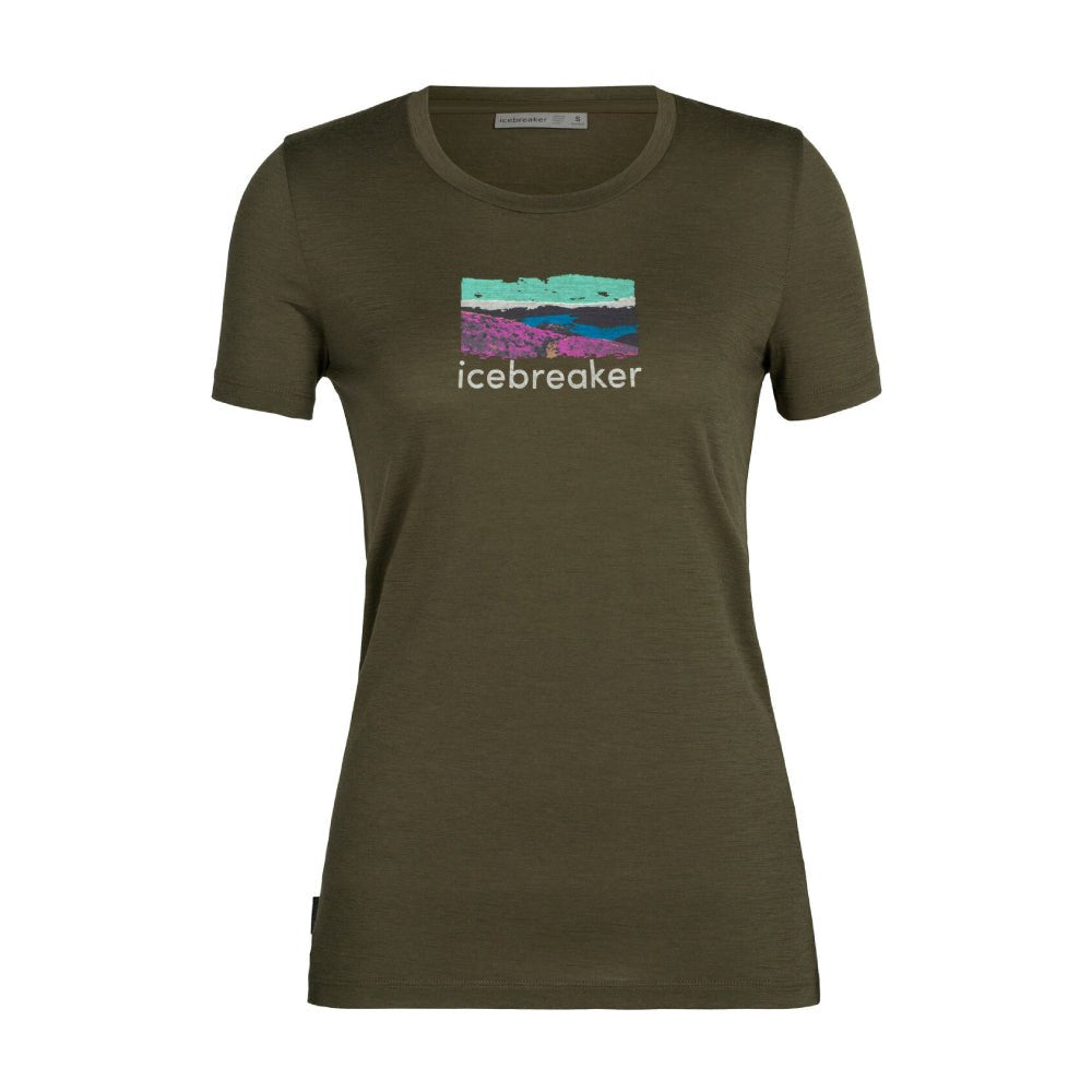 Icebreaker Tech Lite II Trailhead Womens SS Tee - Skiis & Biikes