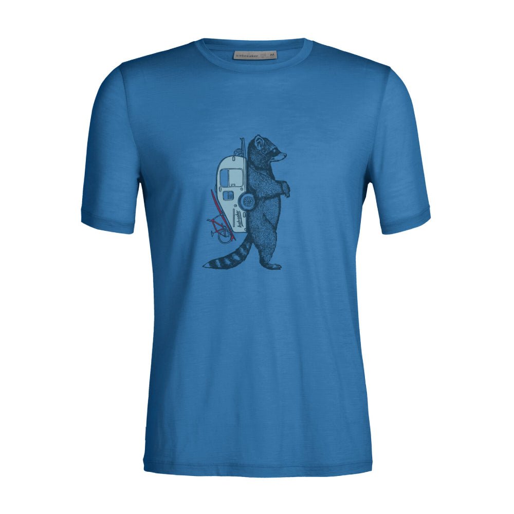 Icebreaker Tech Lite II Waschbar Wandering Mens SS Tee - Skiis & Biikes