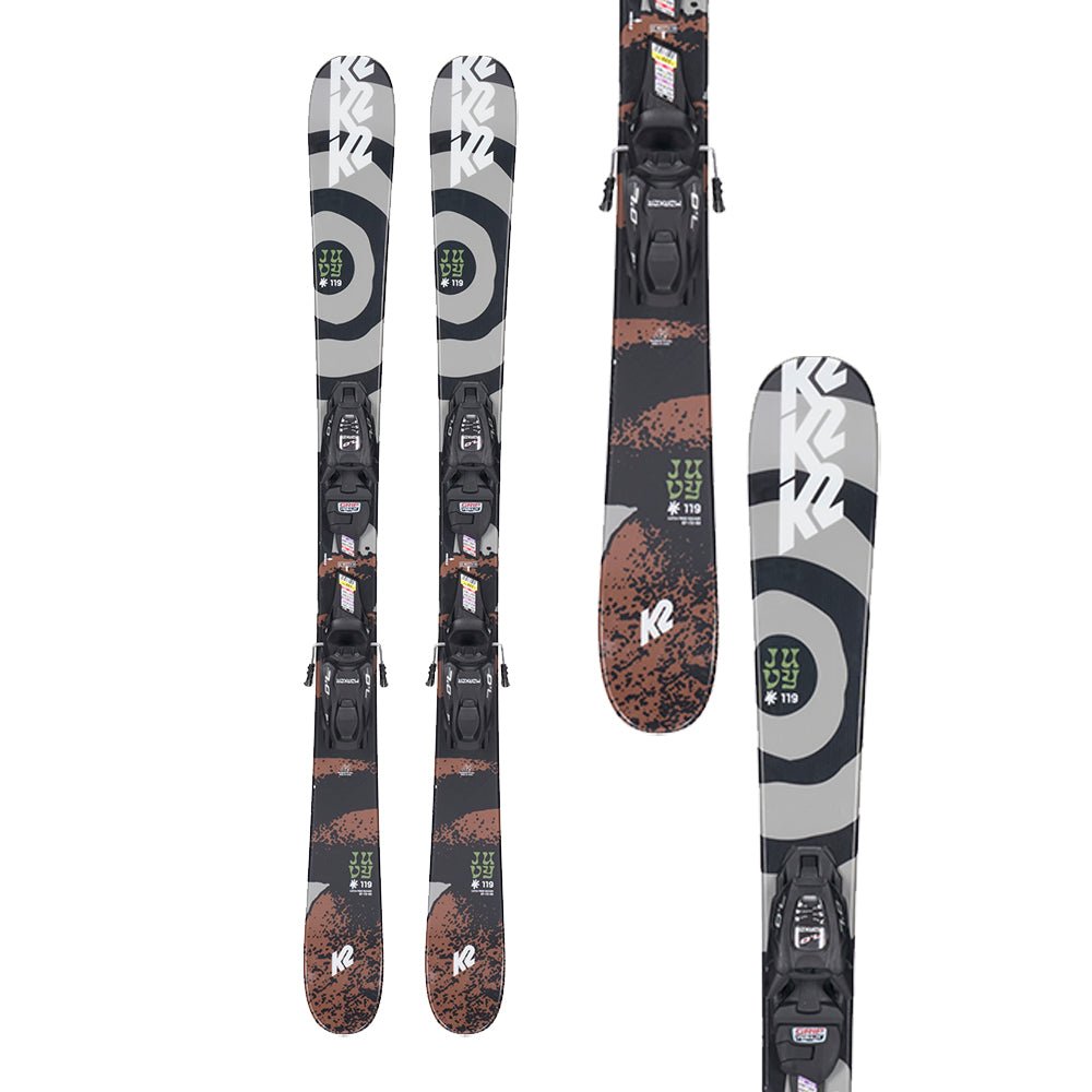 K2 Juvy Junior Ski 129 - 139 + FDT 7.0 GW Binding 2023 - Skiis & Biikes