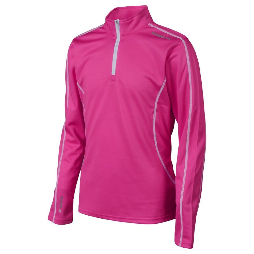 Karbon Sun Girls Zip Turtleneck (Solid) 2020 - Skiis & Biikes