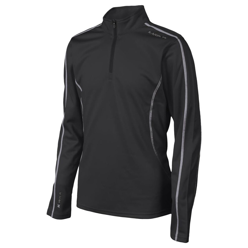 Karbon Sun Girls Zip Turtleneck (Solid) 2020 - Skiis & Biikes