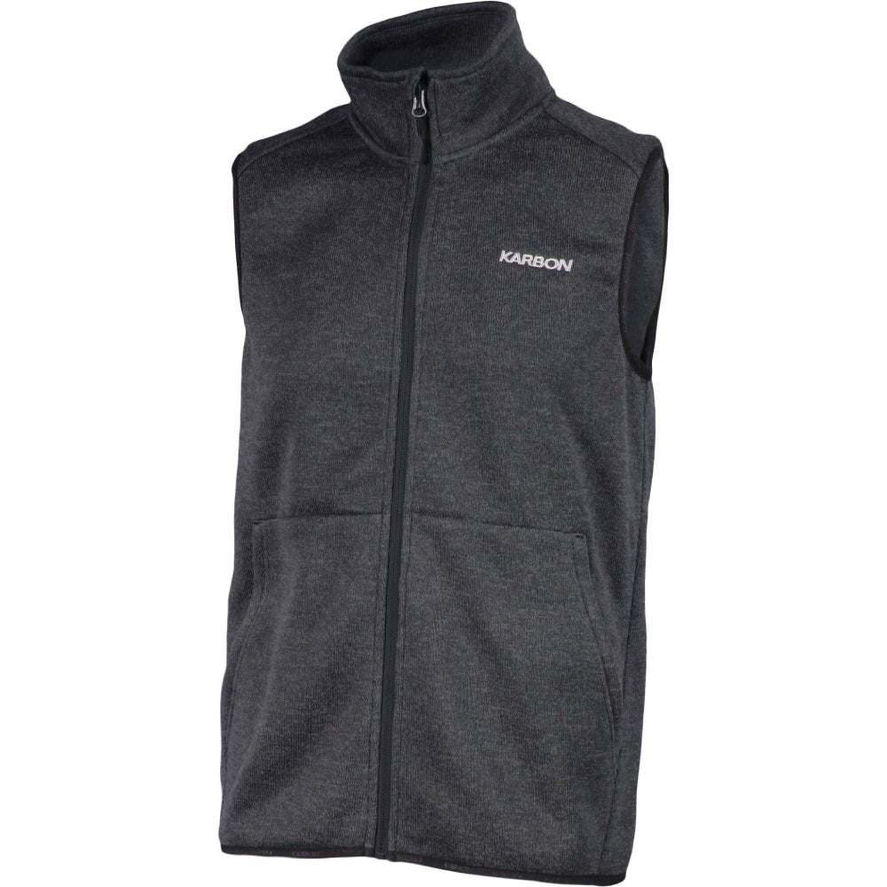 Karbon Suspect Mens Sweater Fleece Vest 2022 - Skiis & Biikes