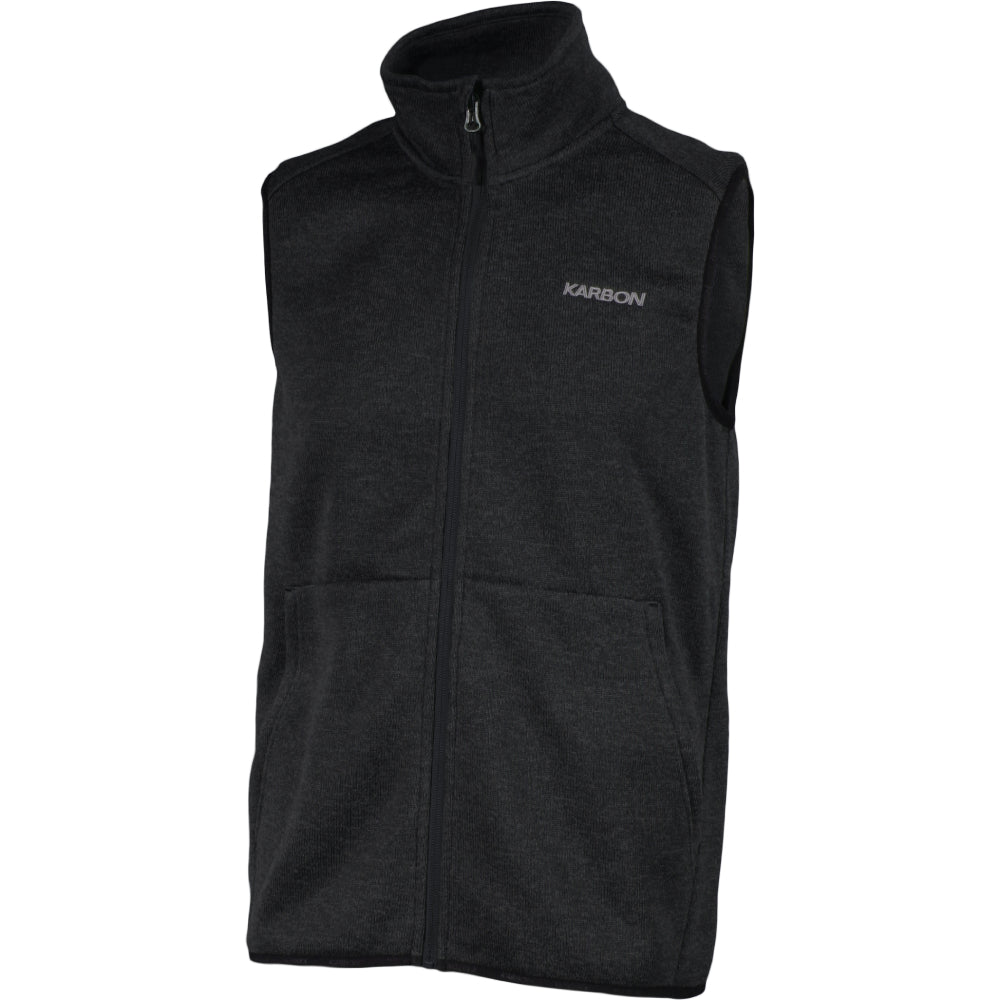 Karbon Suspect Mens Sweater Fleece Vest 2022 - Skiis & Biikes