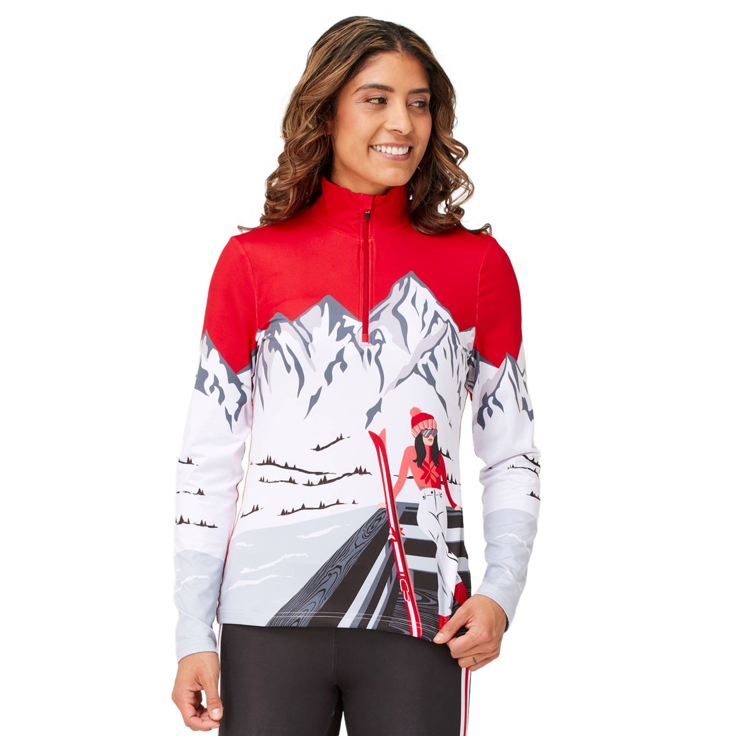 Krimson Klover Apres Anyone Womens Top 2025 - Skiis & Biikes