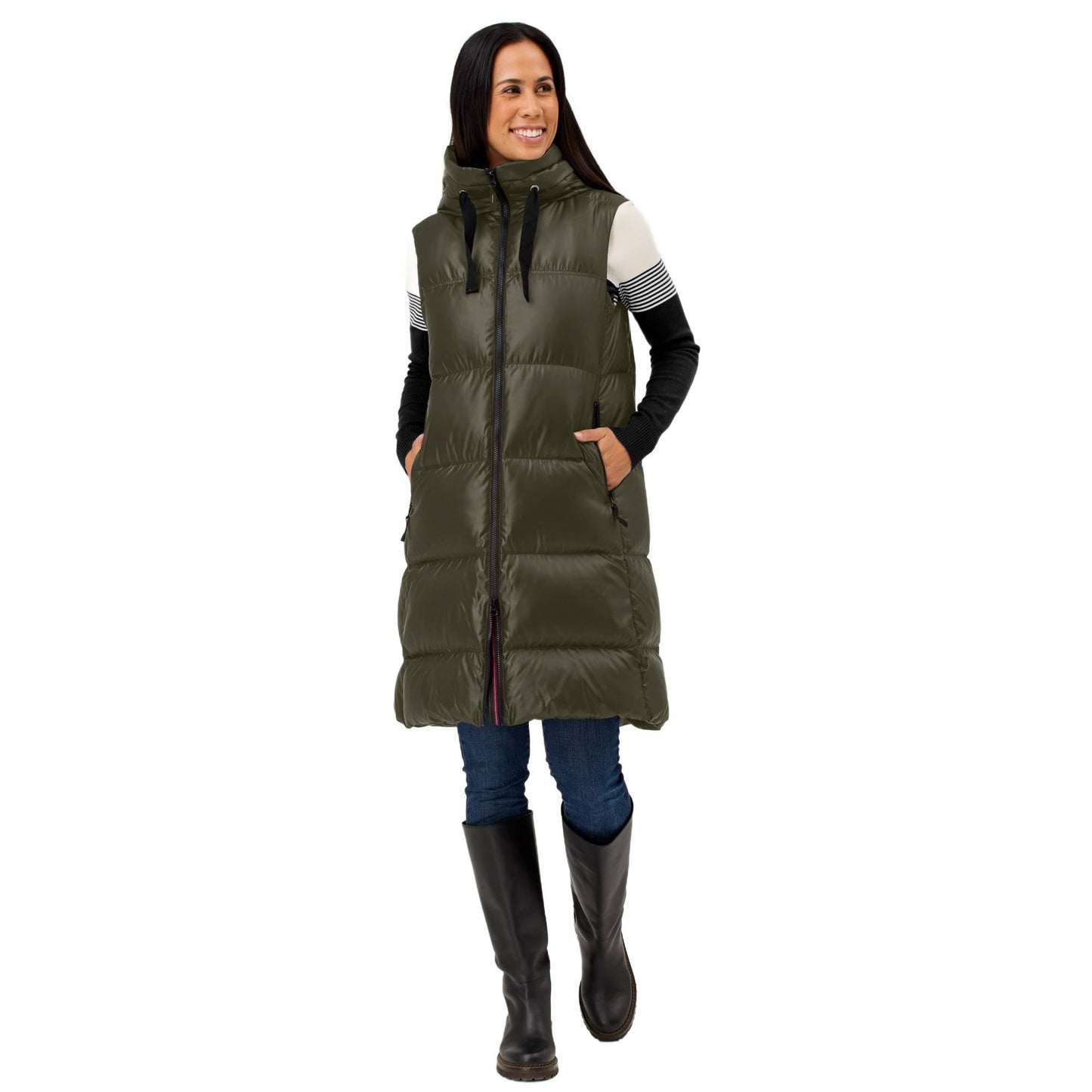 Krimson Klover Compass Womens Long Vest 2026 - Skiis & Biikes