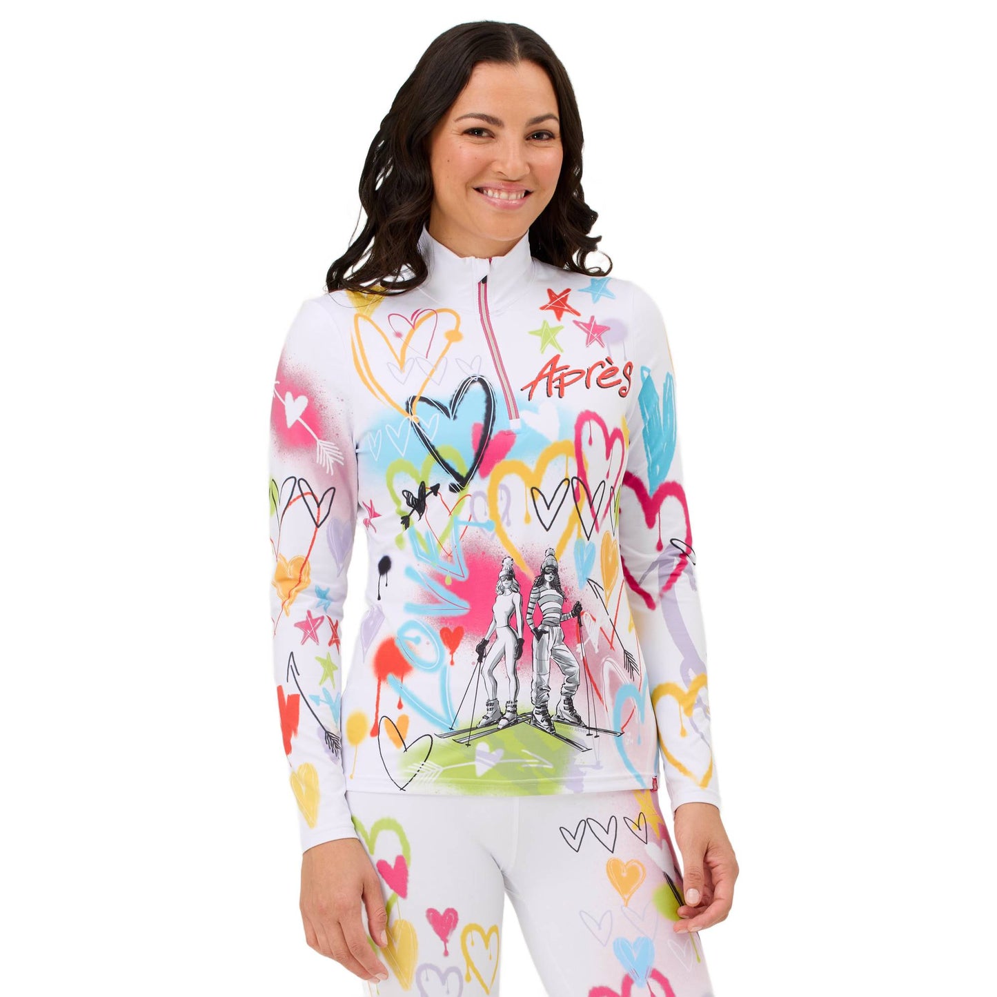 Krimson Klover Graffiti Womens Top 2026 - Skiis & Biikes