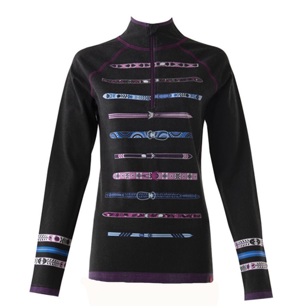 Krimson Klover Upslope Ladies Zip Top 2019 - Skiis & Biikes
