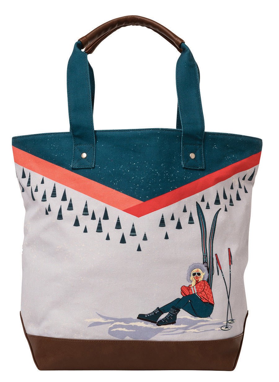 Krimson Klover Valley Girl Tote 2019 - Skiis & Biikes