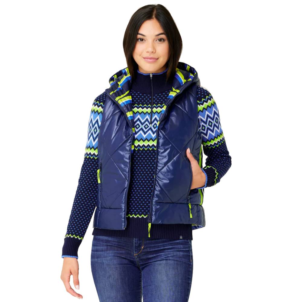 Krimson Klover Vesta Hooded Womens Reversible Vest 2024 - Skiis & Biikes