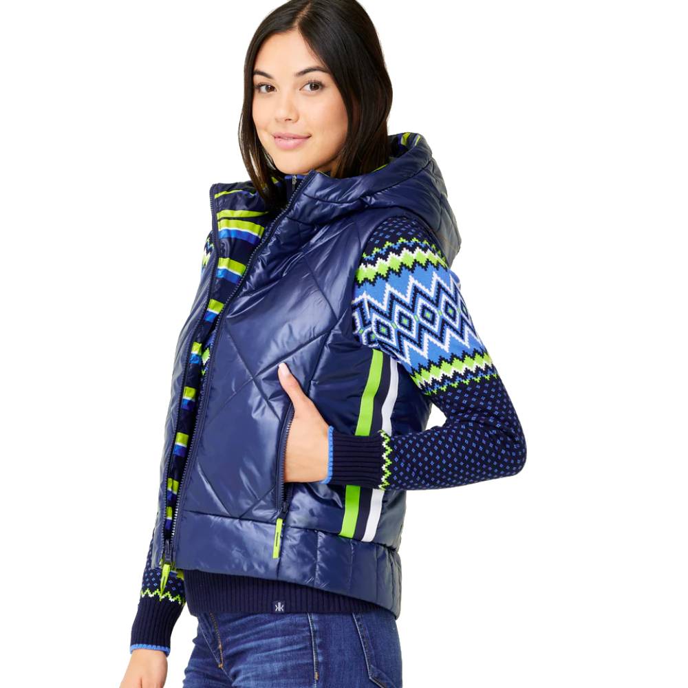 Krimson Klover Vesta Hooded Womens Reversible Vest 2024 - Skiis & Biikes