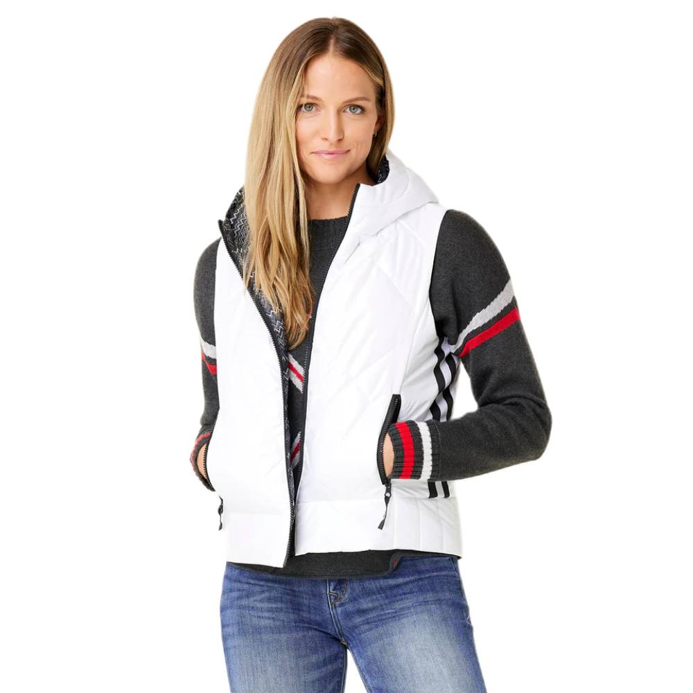 Krimson Klover Vesta Hooded Womens Reversible Vest 2024 - Skiis & Biikes