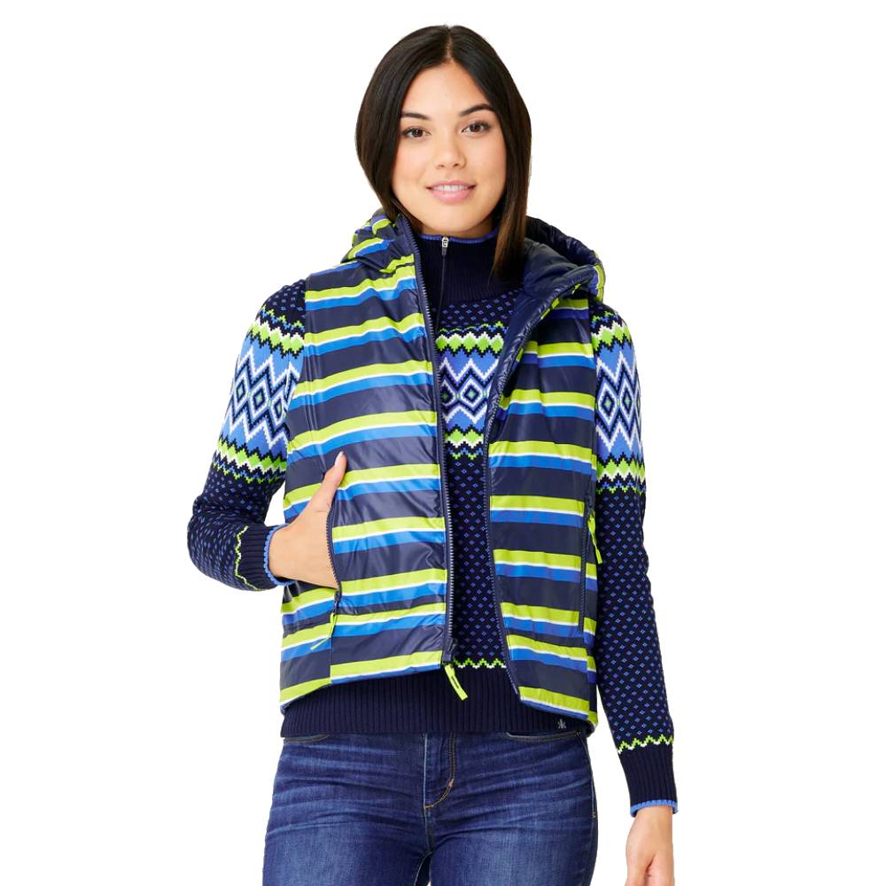 Krimson Klover Vesta Hooded Womens Reversible Vest 2024 - Skiis & Biikes