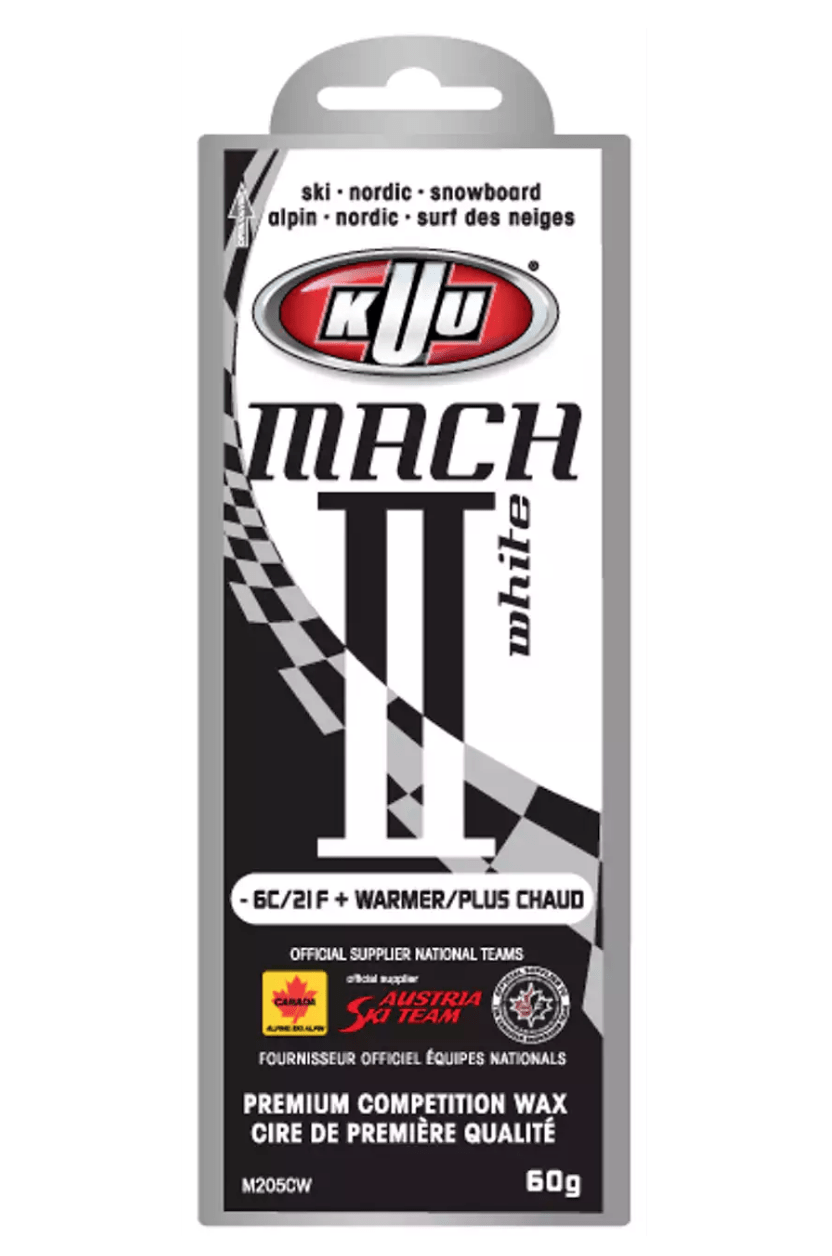 KUU Mach II Wax White 60G - 6degC - Skiis & Biikes