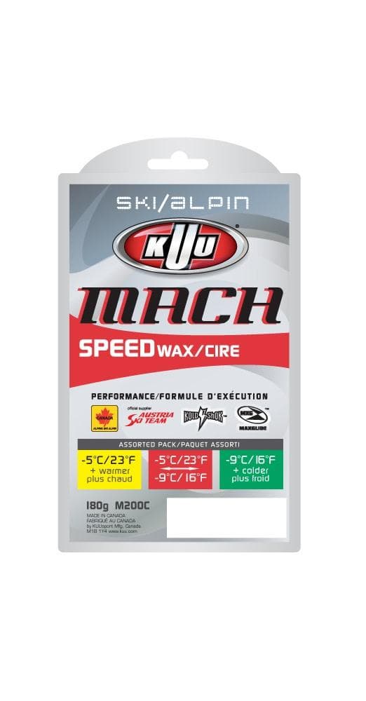 KUU Mach Speed Assorted Pack Wax - Skiis & Biikes