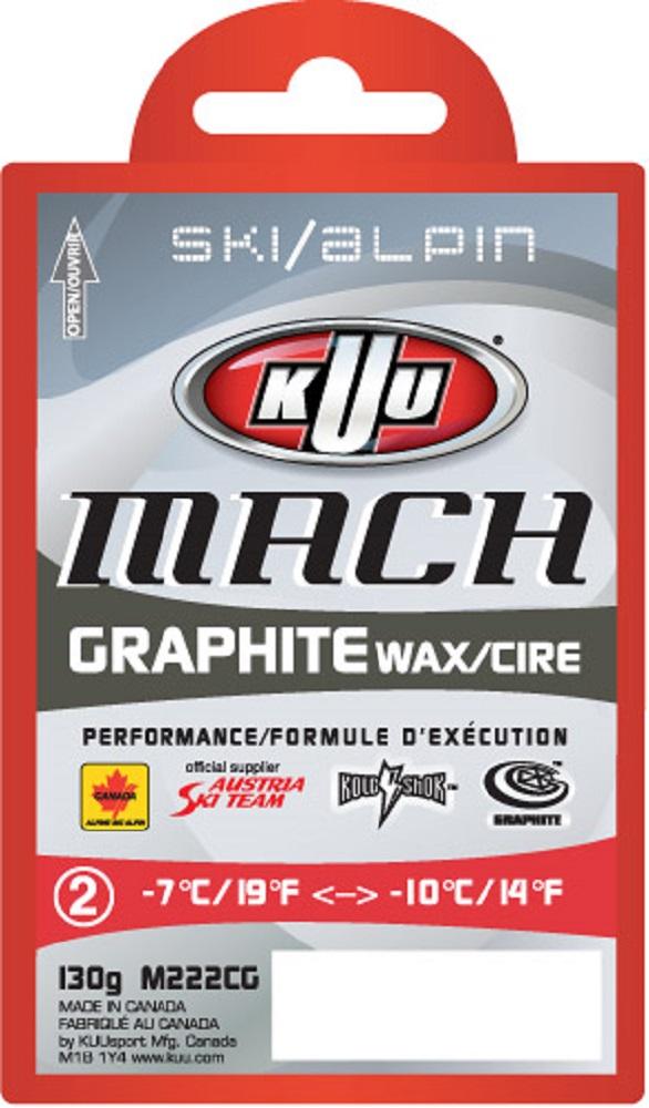 KUU Mach Universal Wax Red 130 G - 5degC to - 9degC - Skiis & Biikes
