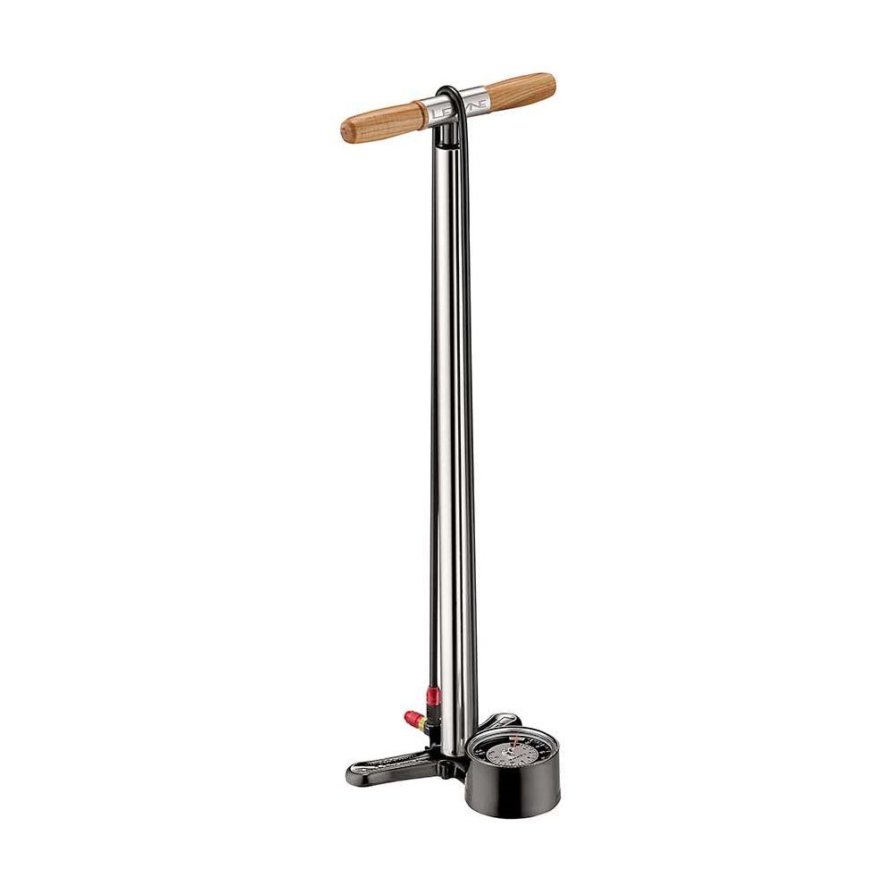 Lezyne, Alloy Floor Drive Tall, Pump, ABS - 1 Pro Chuck, 220psi, Standard, Silver - Skiis & Biikes