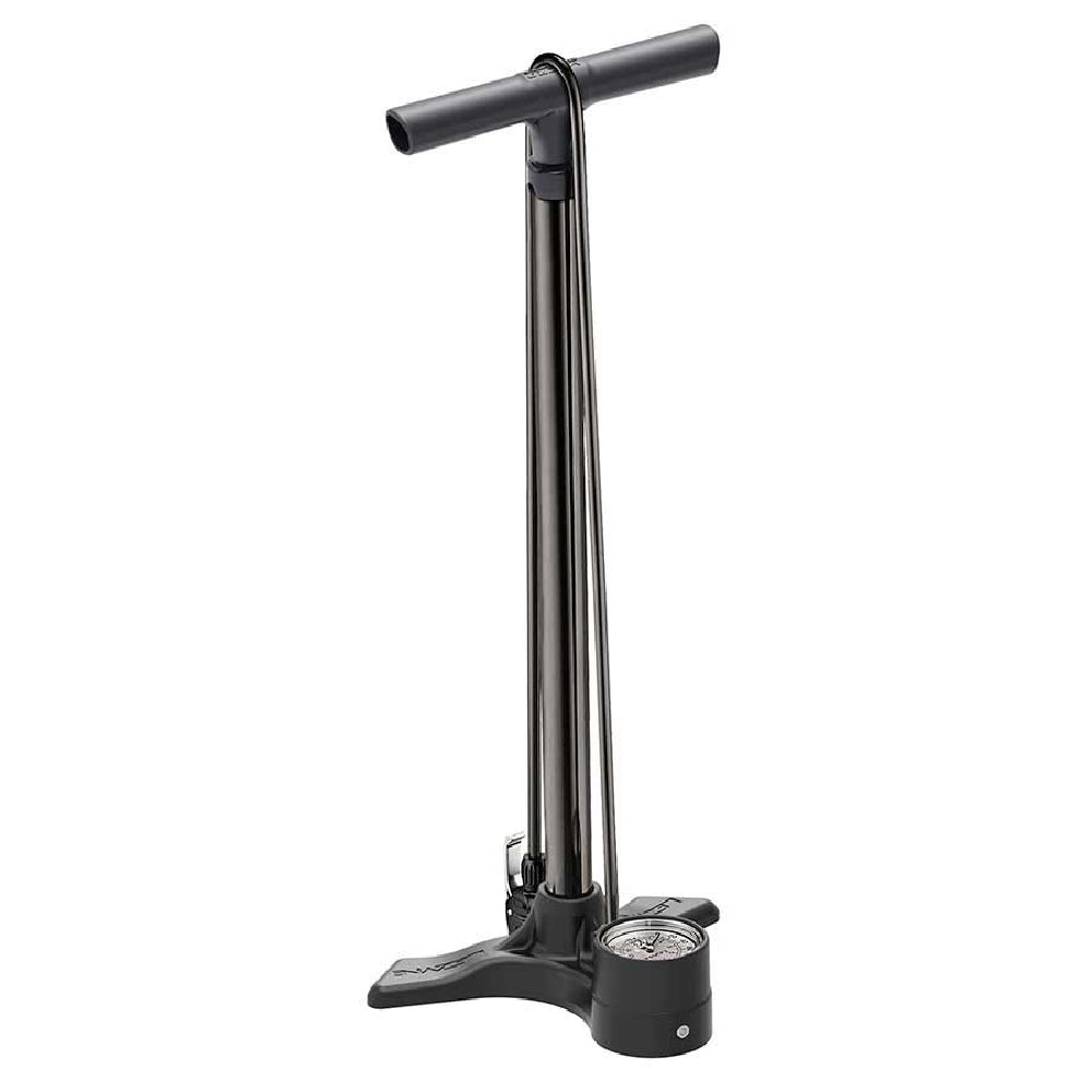 Lezyne Macro Floor Drive 2.5" Pump Dual Valve 220 PSI Black - Skiis & Biikes