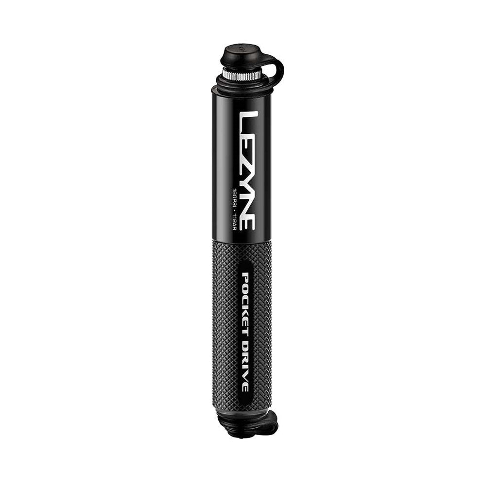 Lezyne Pocket Drive Pump 60psi Black - Skiis & Biikes