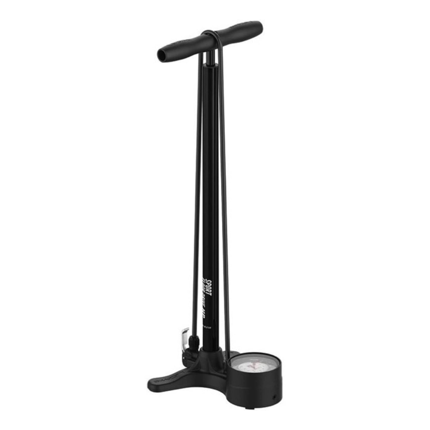 Lezyne Sport Floor Drive Floor Pump Dual Valve Head 220psi - Skiis & Biikes