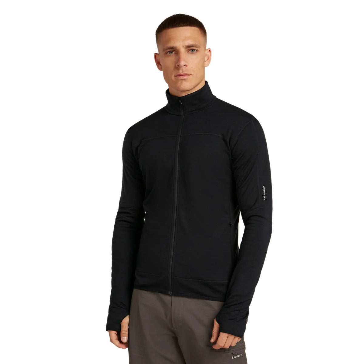 Icebreaker 300 RealFleece Descender Mens LS Zip