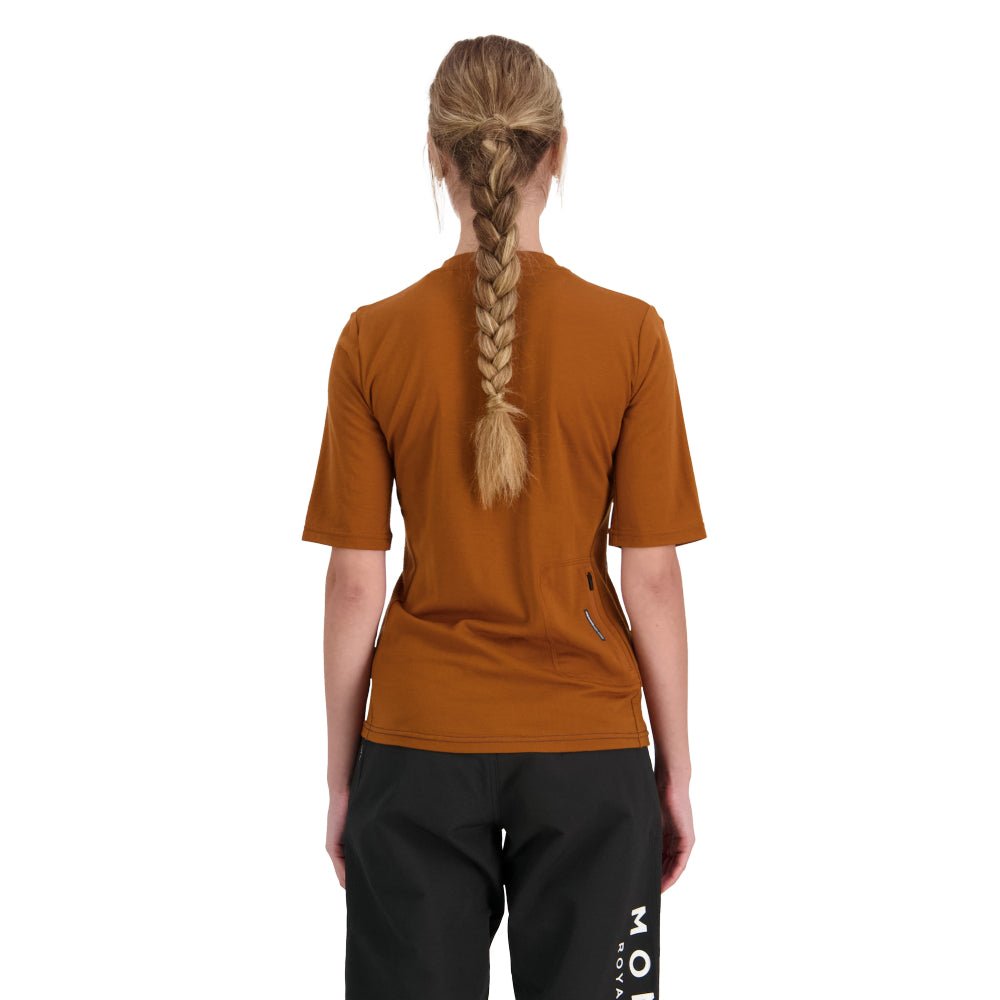 Mons Royale Redwood Enduro VT AOP Womens Jersey - Skiis & Biikes