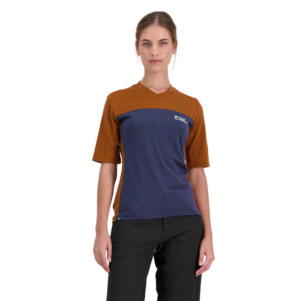 Mons Royale Redwood Enduro VT AOP Womens Jersey - Skiis & Biikes