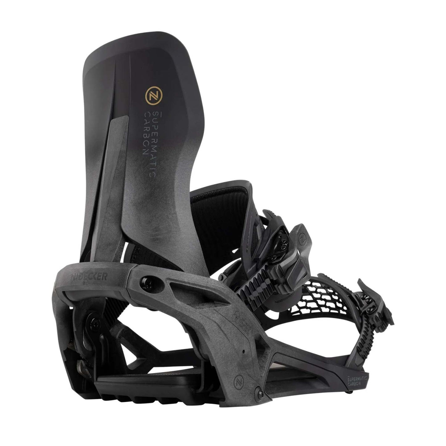 Nidecker Supermatic Carbon Snowboard Bindings 2025 - Skiis & Biikes