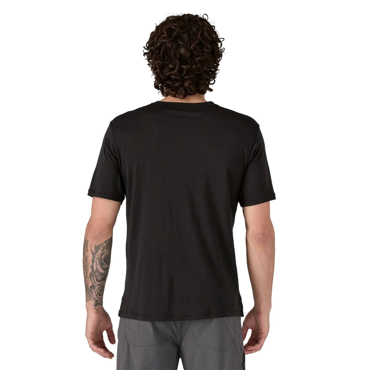 Patagonia Cap Cool Merino Blend Graphic Mens Shirt 2025 - Skiis & Biikes