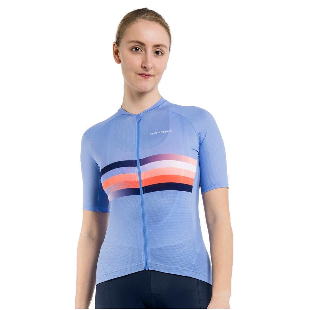 Peppermint Breeze Womens Jersey - Skiis & Biikes