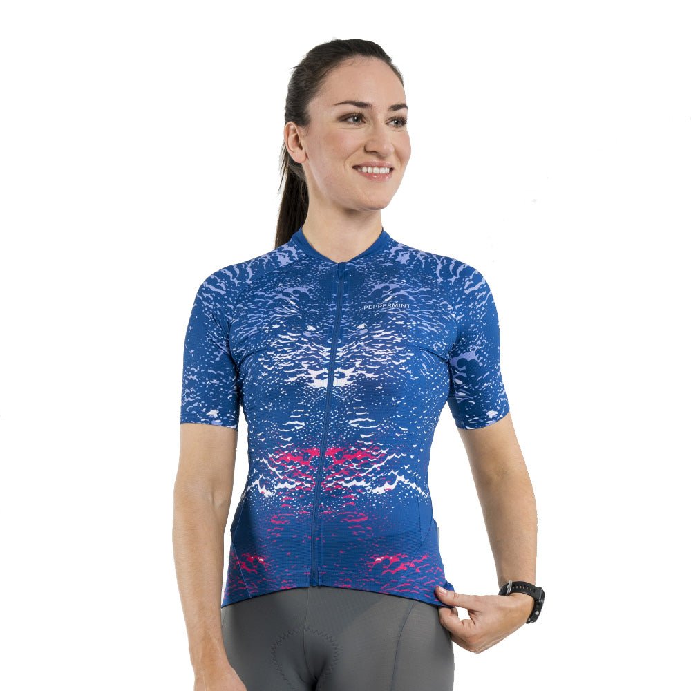 Peppermint Breeze Womens Jersey - Skiis & Biikes