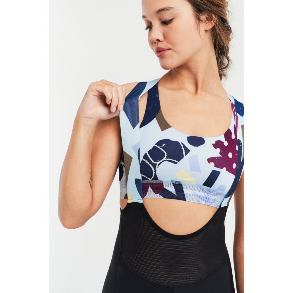 Peppermint Gravel Cargo Womens Bib Short - Skiis & Biikes