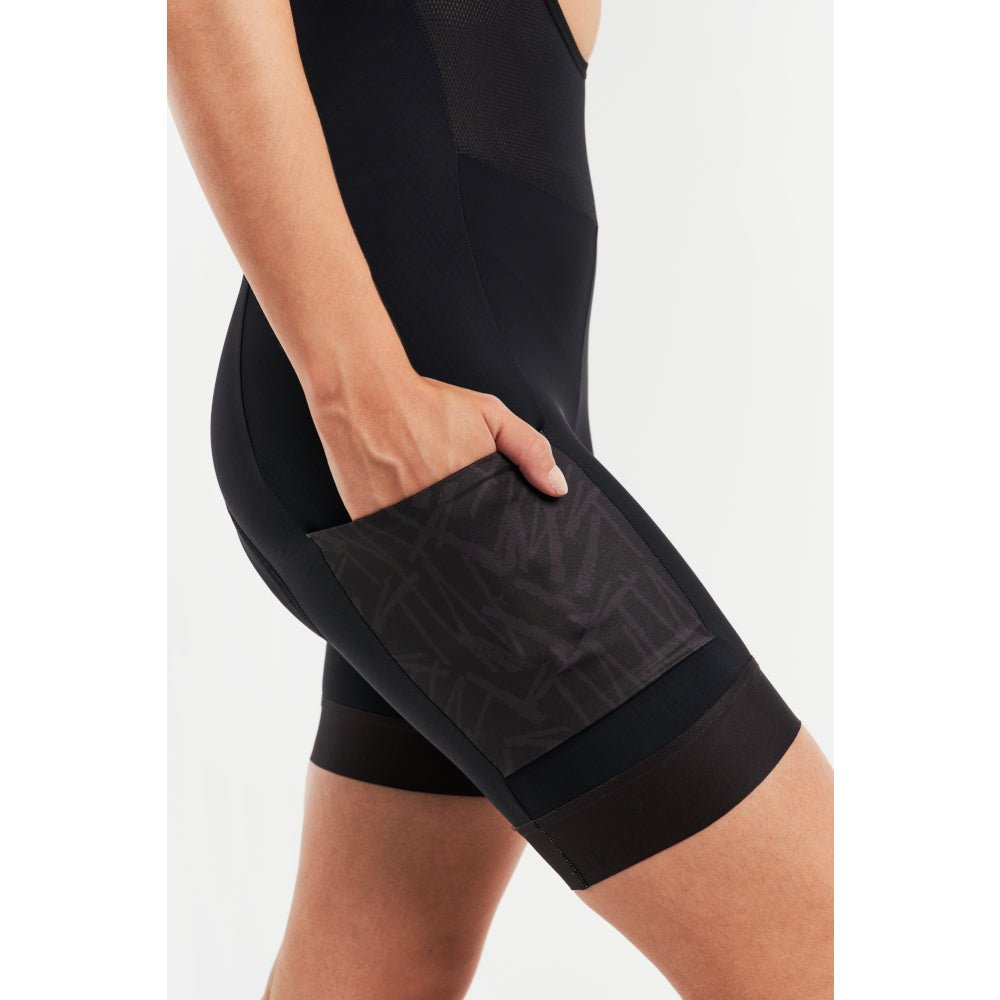 Peppermint Gravel Cargo Womens Bib Short - Skiis & Biikes