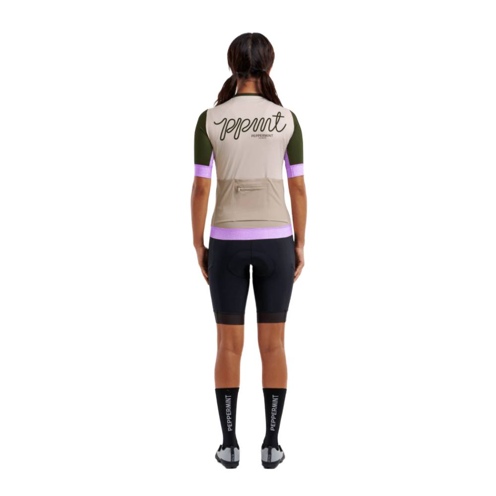 Peppermint Gravel Womens Jersey - Skiis & Biikes