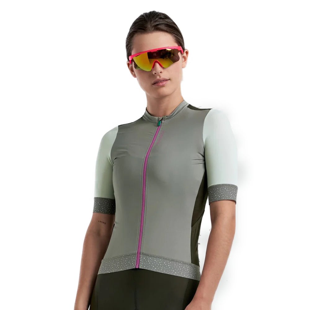 Peppermint Gravel Womens Jersey - Skiis & Biikes