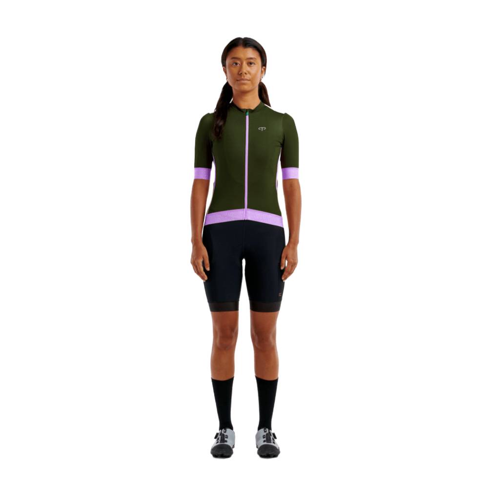 Peppermint Gravel Womens Jersey - Skiis & Biikes