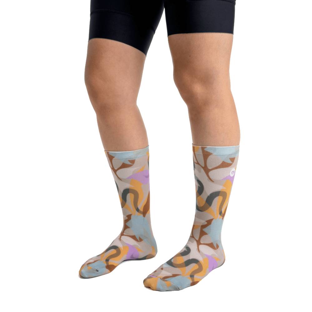 Peppermint Knitted Womens Bike Socks - Skiis & Biikes