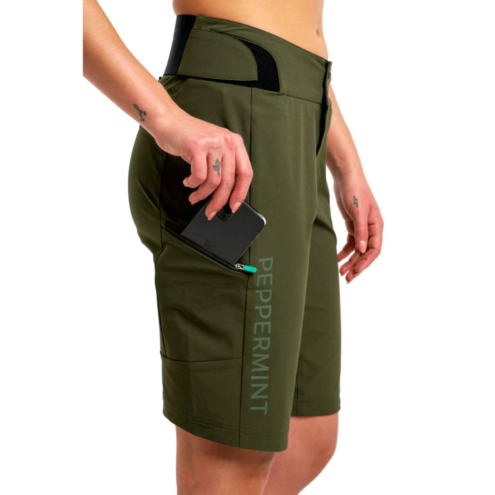 Peppermint MTB Tech Womens Shorts - Skiis & Biikes