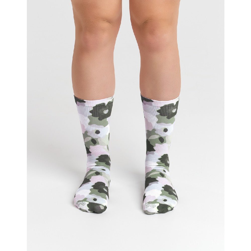 Peppermint Signature Printed Womens Socks - Skiis & Biikes