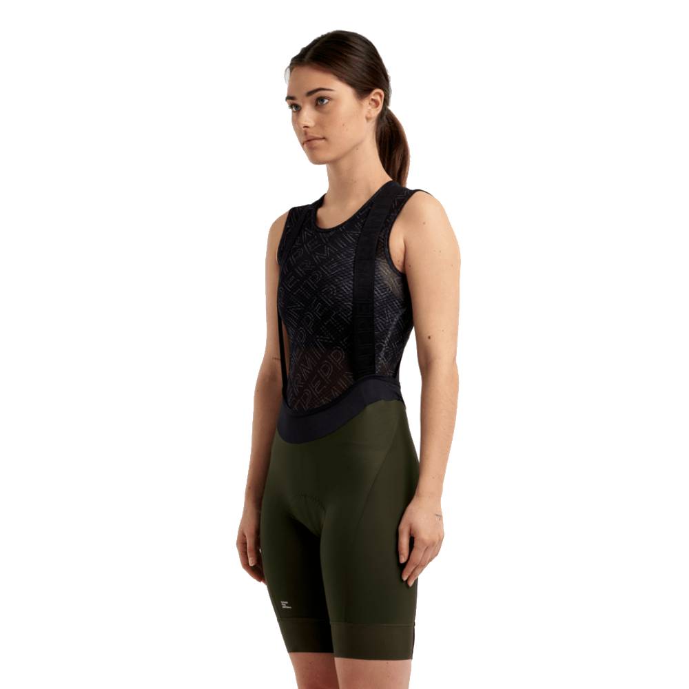 Peppermint Signature Womens Bib Shorts - Skiis & Biikes