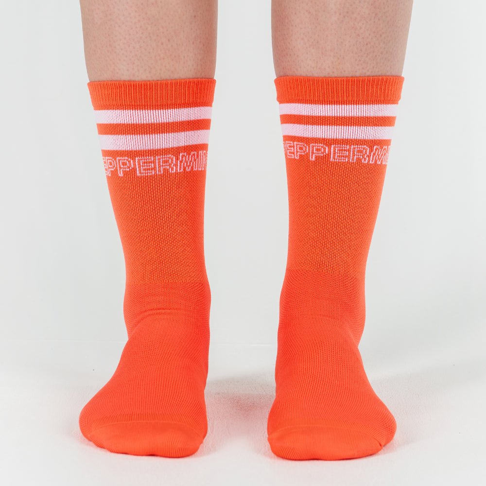 Peppermint Signature Womens Socks - Skiis & Biikes