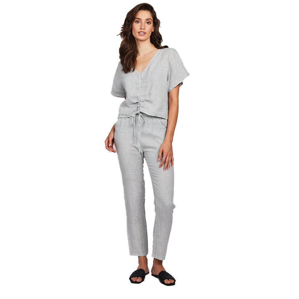 Pistache Womens Cropped Drawstring Top 2022 - Skiis & Biikes