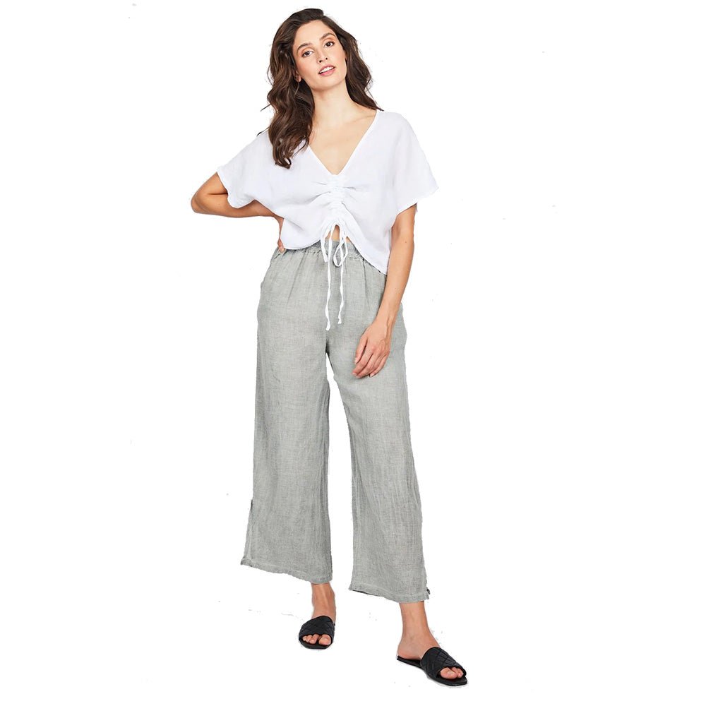 Pistache Womens Cropped Drawstring Top 2022 - Skiis & Biikes